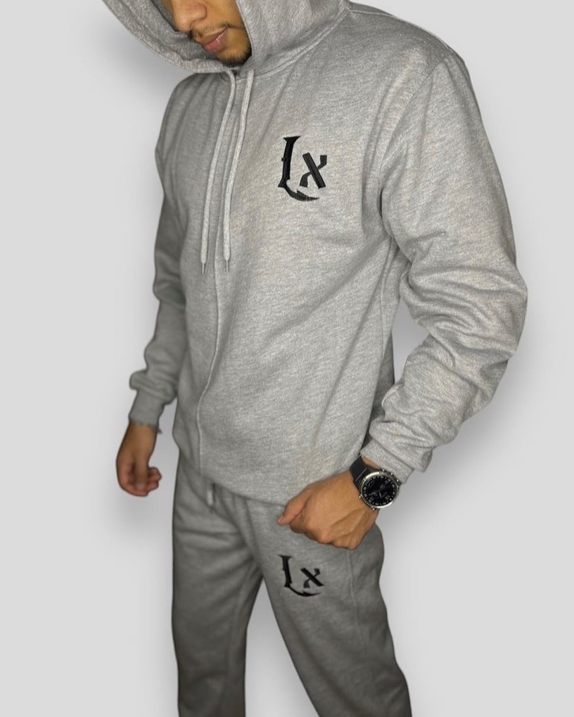 hoodie luxo gris