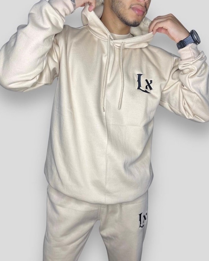 hoodie luxo beige