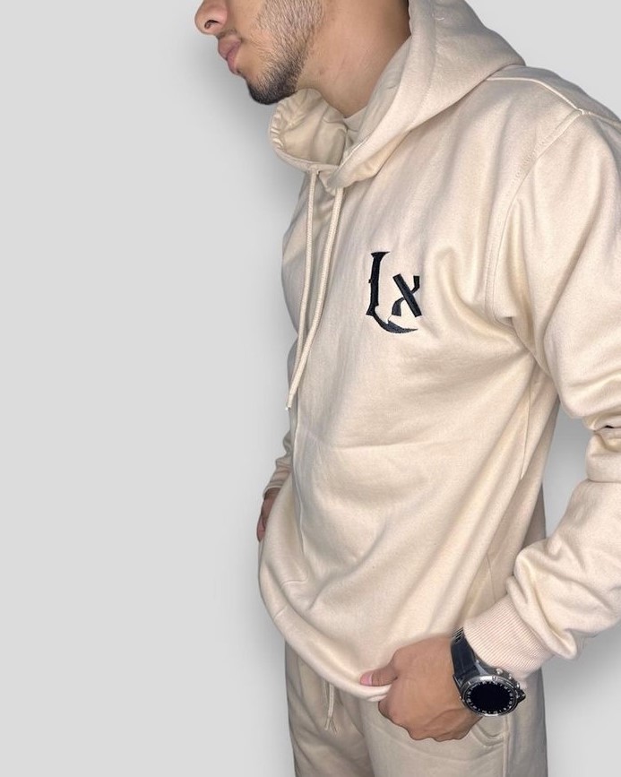 hoodie luxo beige